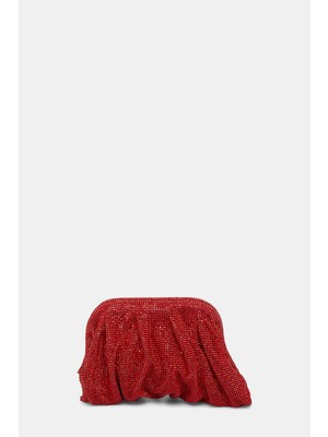 Benedetta Bruzziches Benedetta Bruzzıches Red Stone Embellished Bag