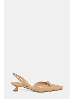 3 Juın Beige Leather Shoes
