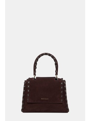 Orciani Orcıanı Burgundy Suede Bag