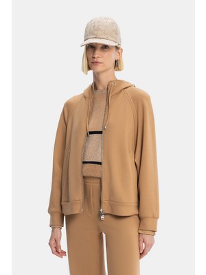 Vakko Camel Sweatshirt