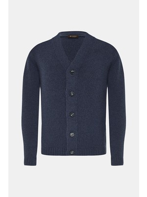 Vakko Buttoned Cashmere Cardigan