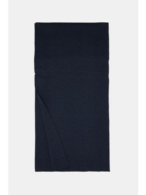 Vakko Herringbone Pattern Muffler