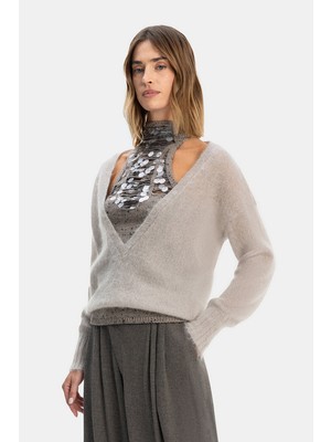 Vakko Beige Knitwear