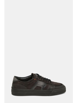 Santoni Santonı Lace-Up Leather Sneakers