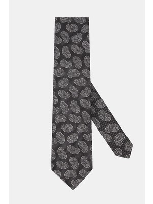 Vakko Patterned Silk Tie