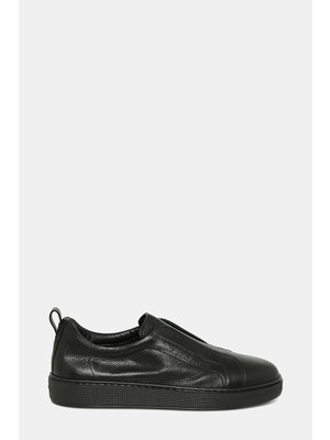 Santoni Santonı Slip-On Leather Sneakers