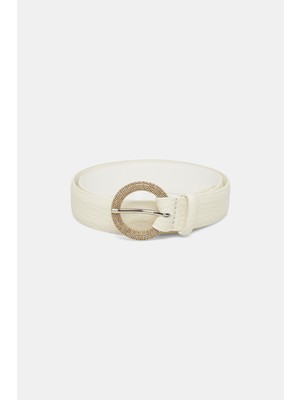 Orciani Orcıanı Ecru Leather Belt