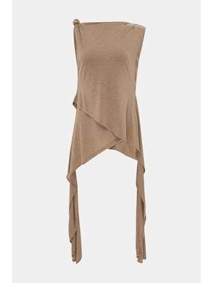 Ganni Gannı Beige Blouse