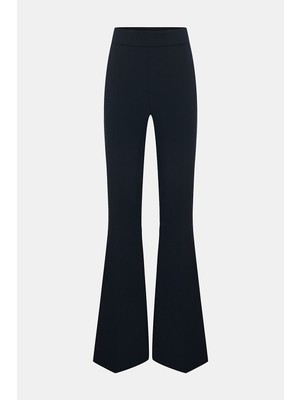 Vakko Navy Slim-Fit Trousers