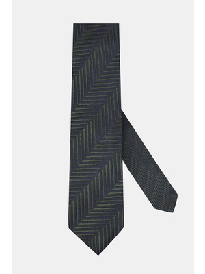Vakko Patterned Silk Tie