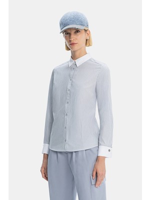 Vakko Light Grey Long Sleeve Shirt