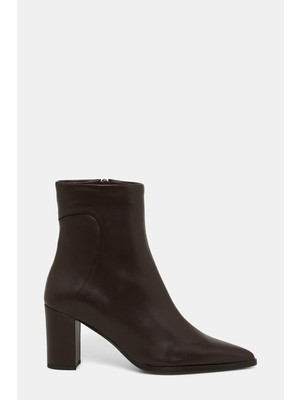 Vakko Brown Leather Boots