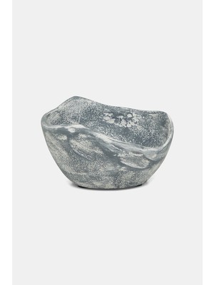 Vakko Grey White Deep Bowl