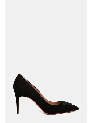 Santoni Santonı Black Suede Shoes