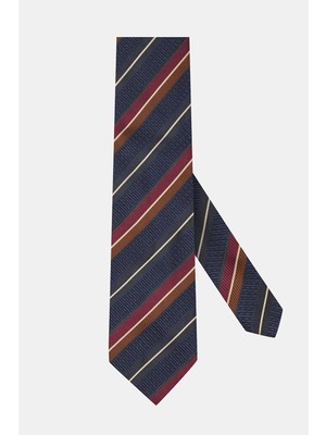 Vakko Patterned Silk Tie