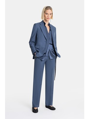 Vakko Blue Trousers