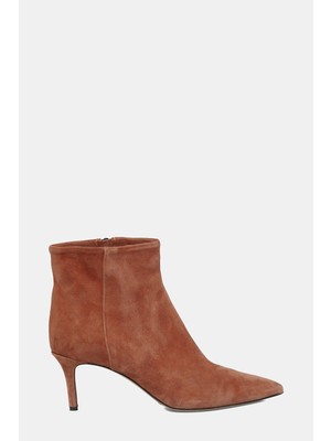 Vakko Orange Suede Boots