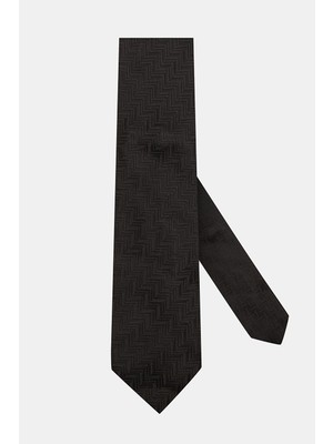 Vakko Micro Pattern Silk Tie