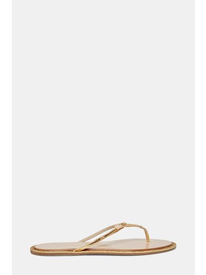 Le Silla Le Sılla Gold Stone Embellished Slippers