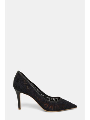 Vakko Black Lace Shoes