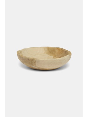 Vakko Raw Teak Decorative Bowl