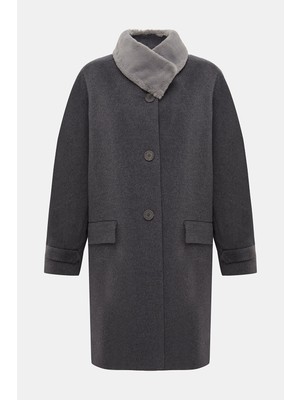 Vakko Grey Coat