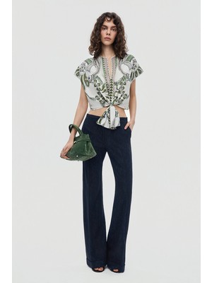 Alberta Ferretti Alberta Ferrettı Black Trousers