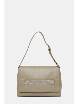Vakko Mink Leather Bag