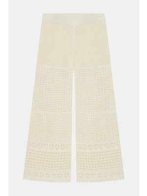 Eres Ecru Trousers