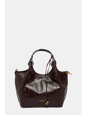 Gianni Chiarini Gıannı Chıarını Burgundy Leather Bag