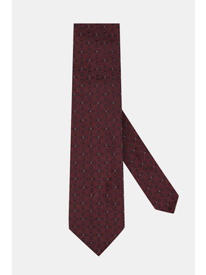 Vakko Patterned Silk Tie