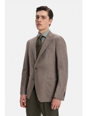 Vakko Single-Breasted Lined Blazer