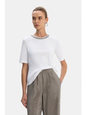 Vakko White Short Sleeve T-Shirt