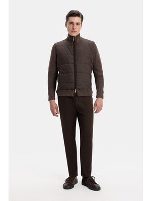 Vakko By Montecore Flat-Front Jersey Trousers