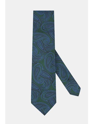 Vakko Patterned Silk Tie