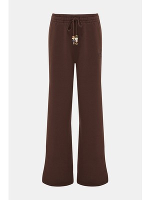 Casablanca Brown Cashmere Track Pants