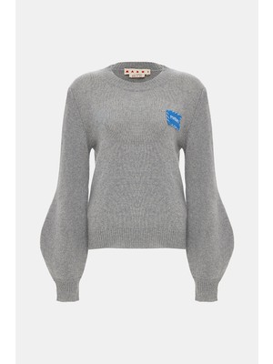 Marni Marnı Grey Wool Knit Sweater