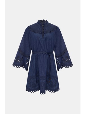 Zimmermann Zımmermann Navy Dress