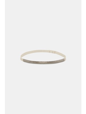 Orciani Orcıanı Ecru Leather Belt