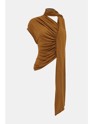 Christopher Esber Chrıstopher Esber Brown Blouse