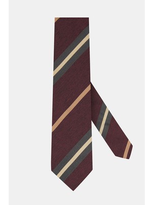 Vakko Patterned Silk Tie