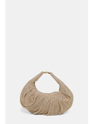 Benedetta Bruzziches Benedetta Bruzzıches Gold Stone-Embellished Bag