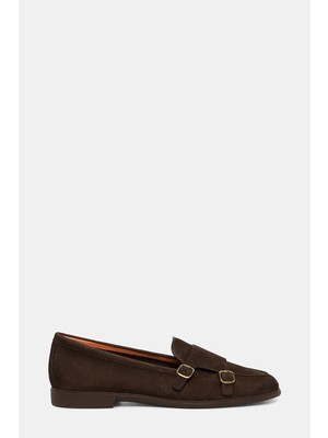 Santoni Santonı Brown Suede Shoes
