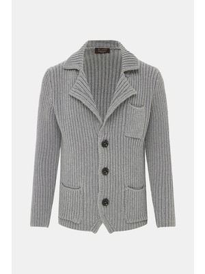 Vakko By Danıele Fıesolı Grey Melange Jacket