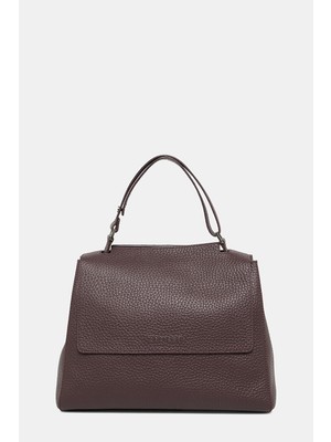 Orciani Orcıanı Burgundy Leather Bag