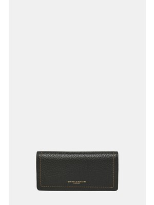 Gianni Chiarini Gıannı Chıarını Black Leather Wallet