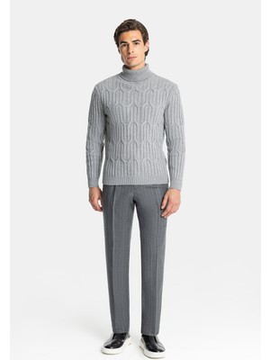 Vakko By Danıele Fıesolı Turtleneck Cashmere Knit Sweater