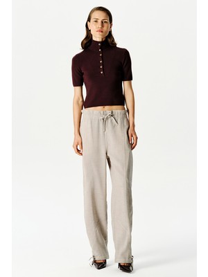 Ganni Gannı Beige Trousers