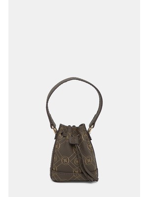 Vakko Brown Monogram Leather Bag Accessories
