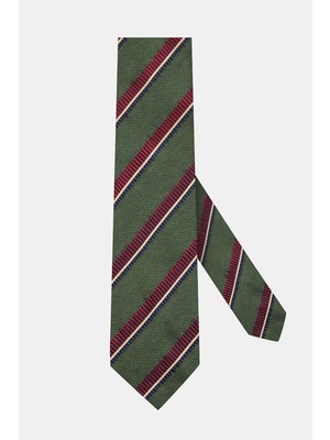 Vakko Patterned Silk Tie